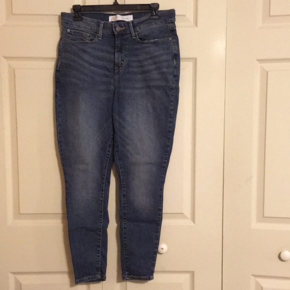 Levi Strauss signature gold women’s jeans mid rise skinny size 12 slim - Picture 1 of 6